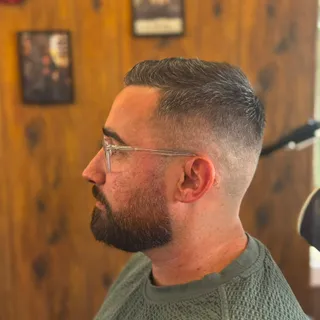 Dégradé homme réalisé au salon de Guécélard