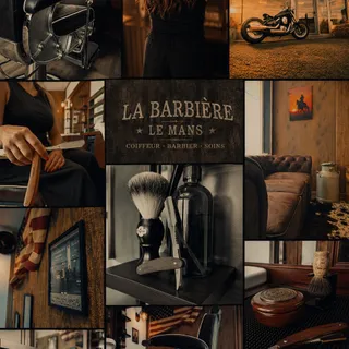 Univers western de La Barbière — décor, outils et ambiance du salon